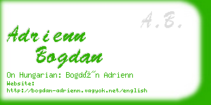 adrienn bogdan business card